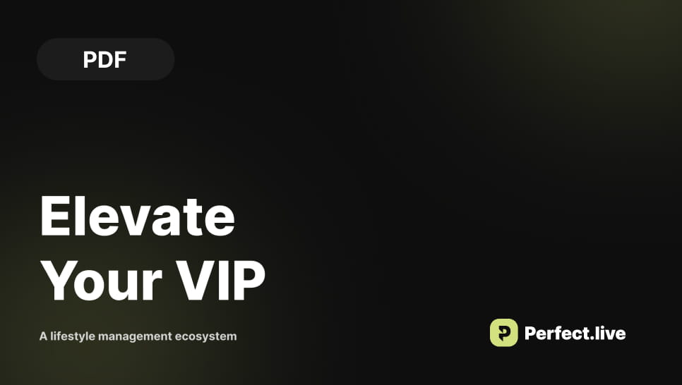 Perfect.Live B2B corporate presentation cover