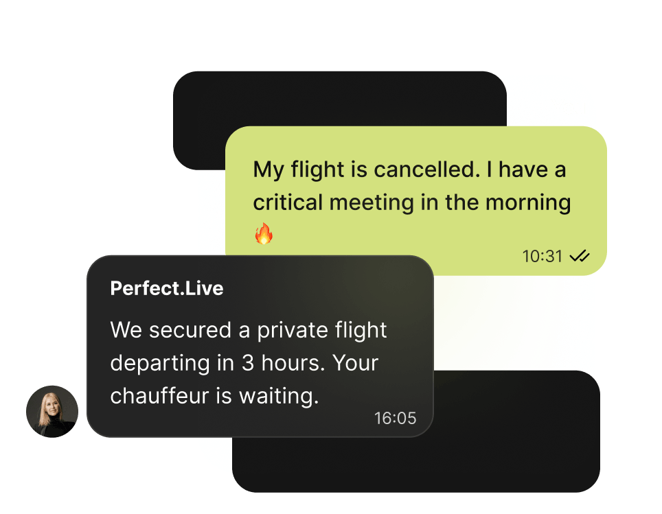 Perfect.Live Chat Emergency Request