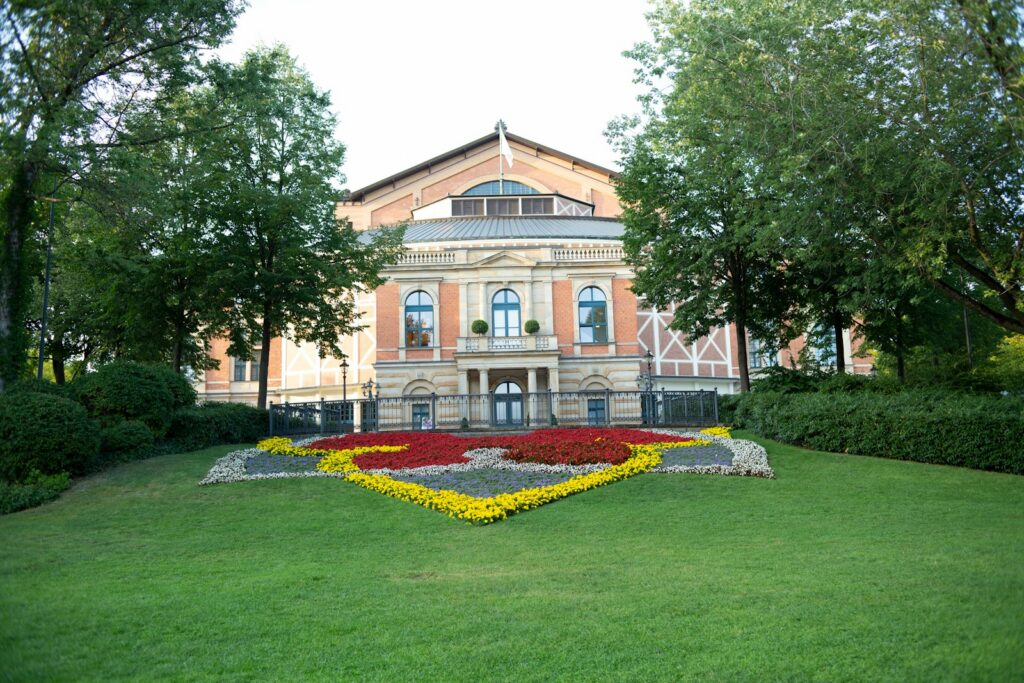 The Bayreuth Festspielhaus, the theatre Richard Wagner built for his own operas
