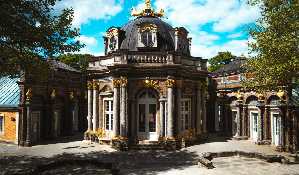 The Hermitage in Bayreuth, an ornate baroque pavilion near the festival town