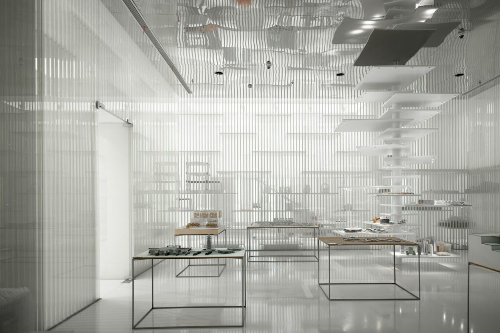 Design installation on show during the week — Perfect.Live
