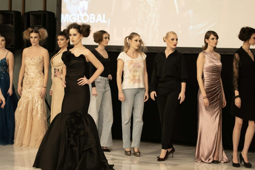 A runway show in progress, the week that puts the heaviest pressure of the year on Milan’s starred tables
