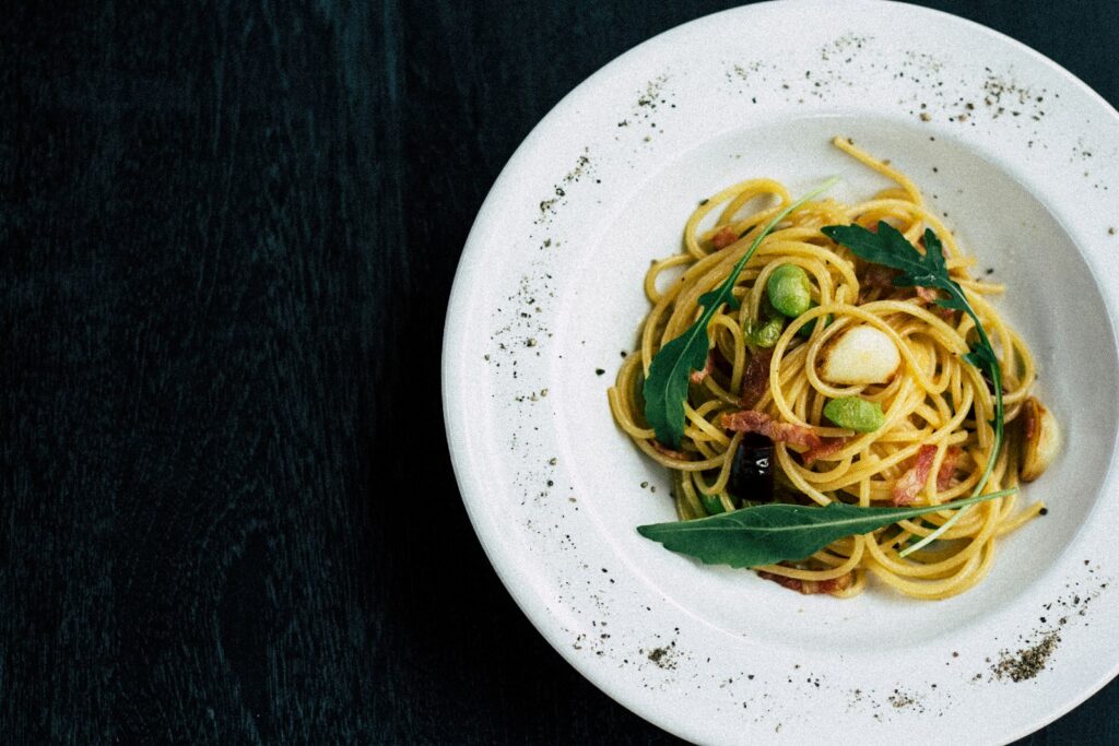 A modern reading of a regional Italian dish, which is where Milan diverges from Rome