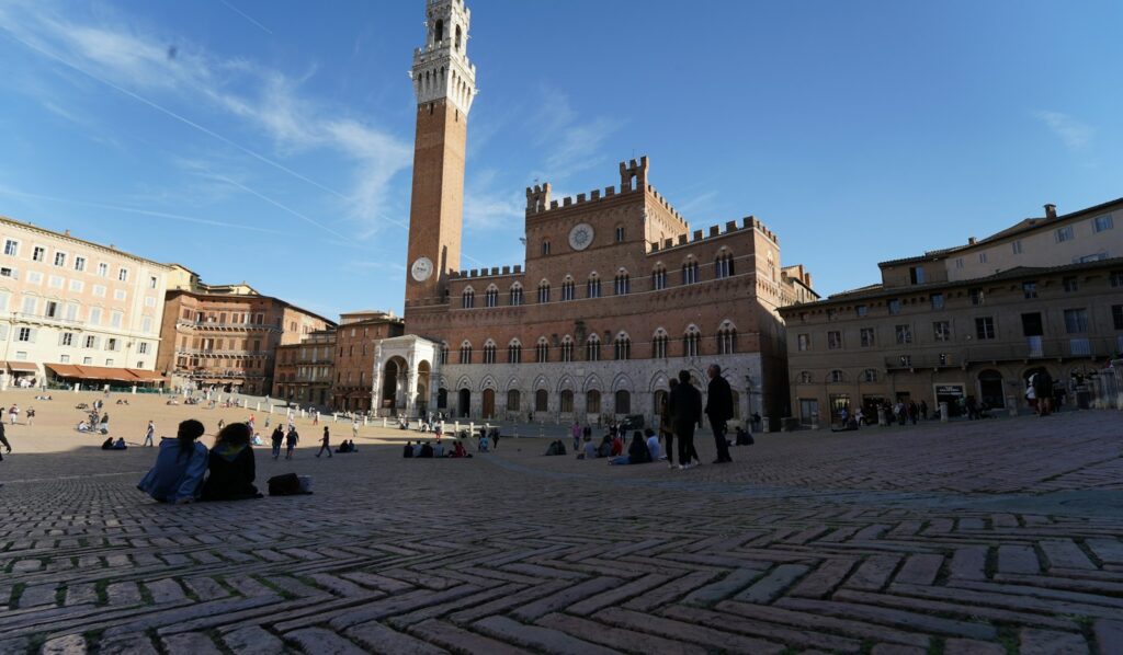 Piazza del Campo in Siena, host of the Palio di Siena horse race