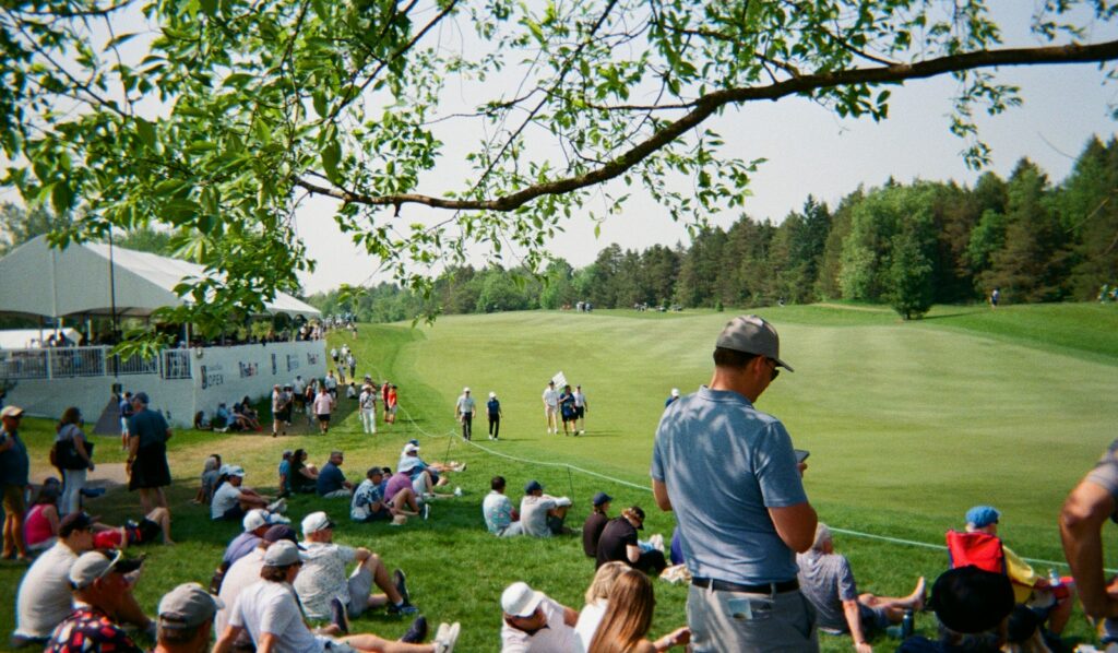 Crowds watching play during the Ryder Cup 2027 at Adare Manor — Perfect.Live