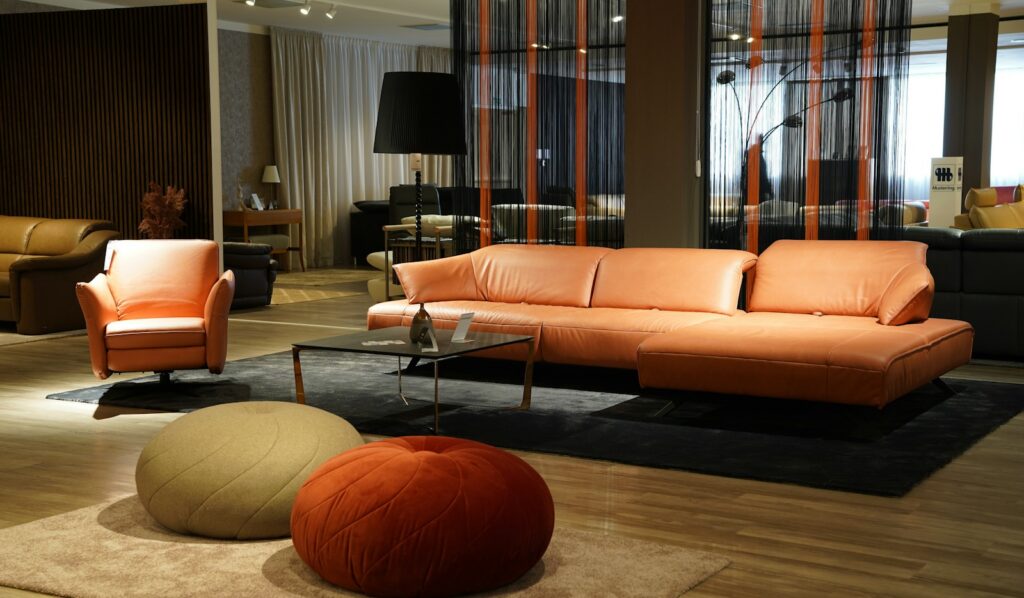Design showroom interior during Milan design week — Perfect.Live