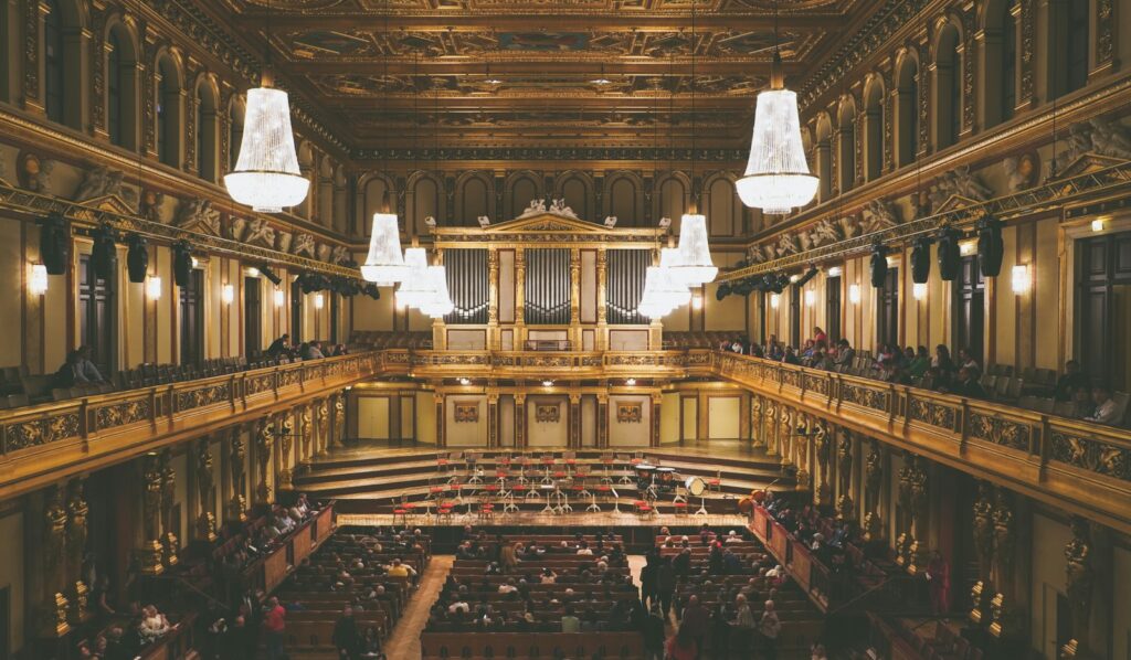 Golden Hall of the Musikverein in Vienna set for the New Year Concert